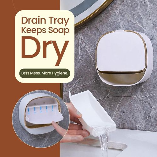 Soap Holder for Shower Wall, Soap Dish for Shower/Kitchens/Bathroom