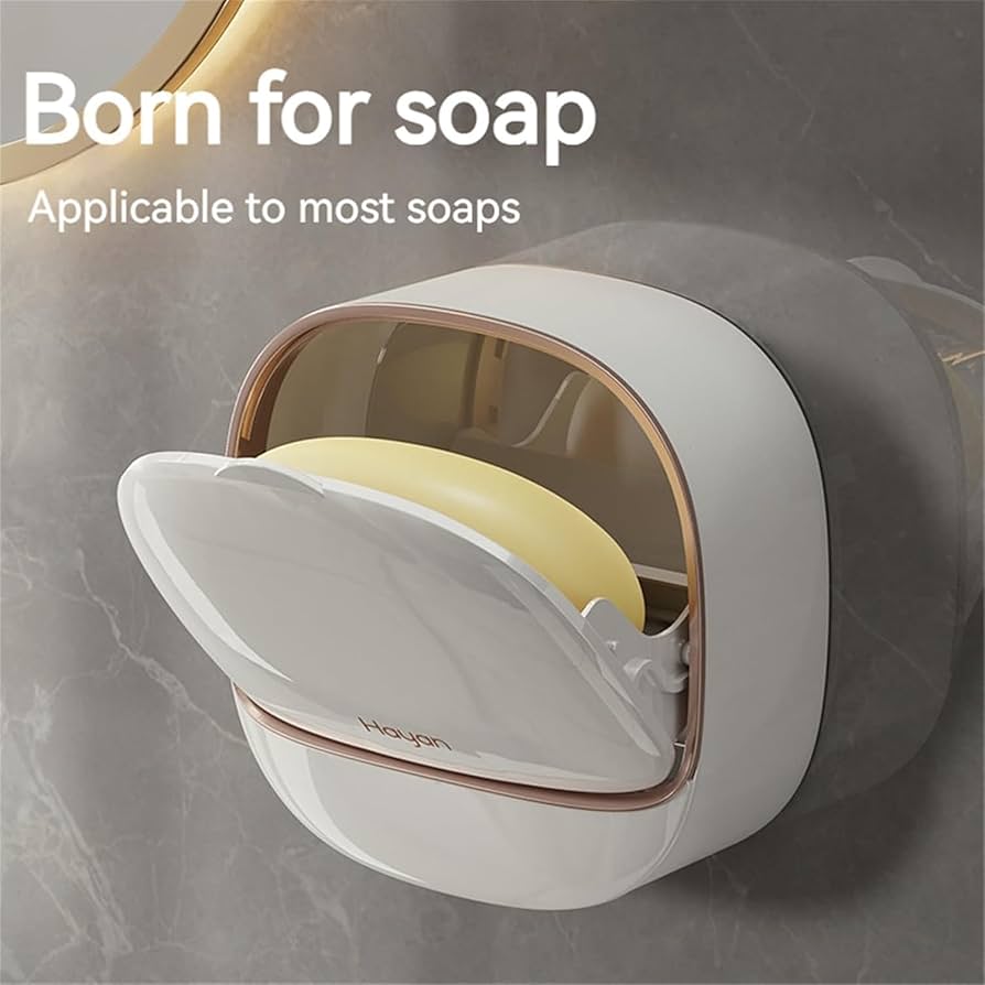 Soap Holder for Shower Wall, Soap Dish for Shower/Kitchens/Bathroom