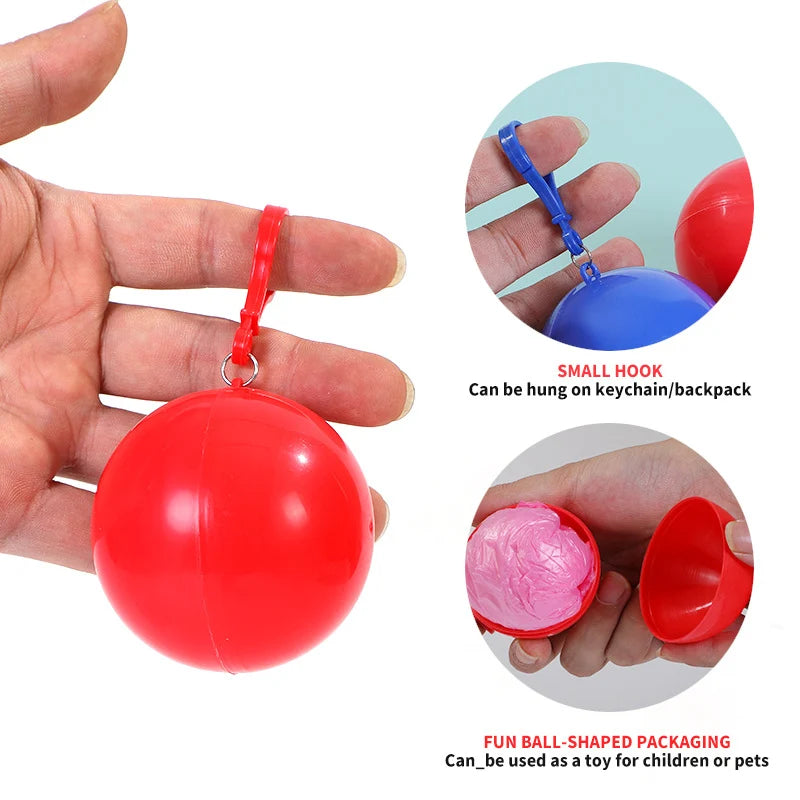 Portable Raincoat Ball  ⭐⭐⭐⭐⭐  (512+)  Trustscore 4.9 | 3,500+ reviews 30 sold in last 24 hours
