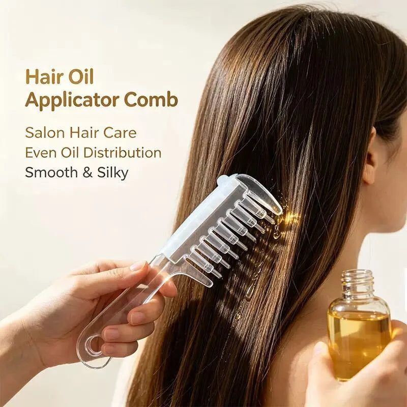 Refillable Hair Oil Comb