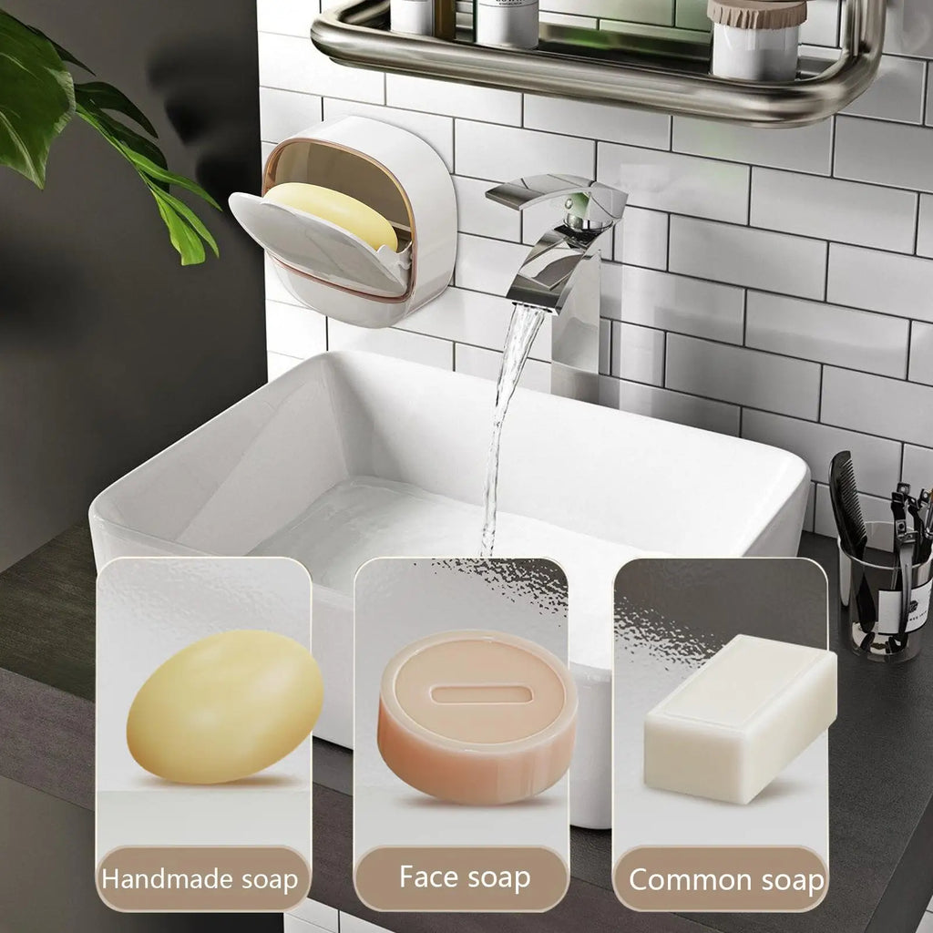 Soap Holder for Shower Wall, Soap Dish for Shower/Kitchens/Bathroom