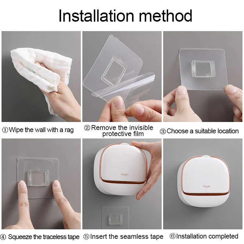 Soap Holder for Shower Wall, Soap Dish for Shower/Kitchens/Bathroom
